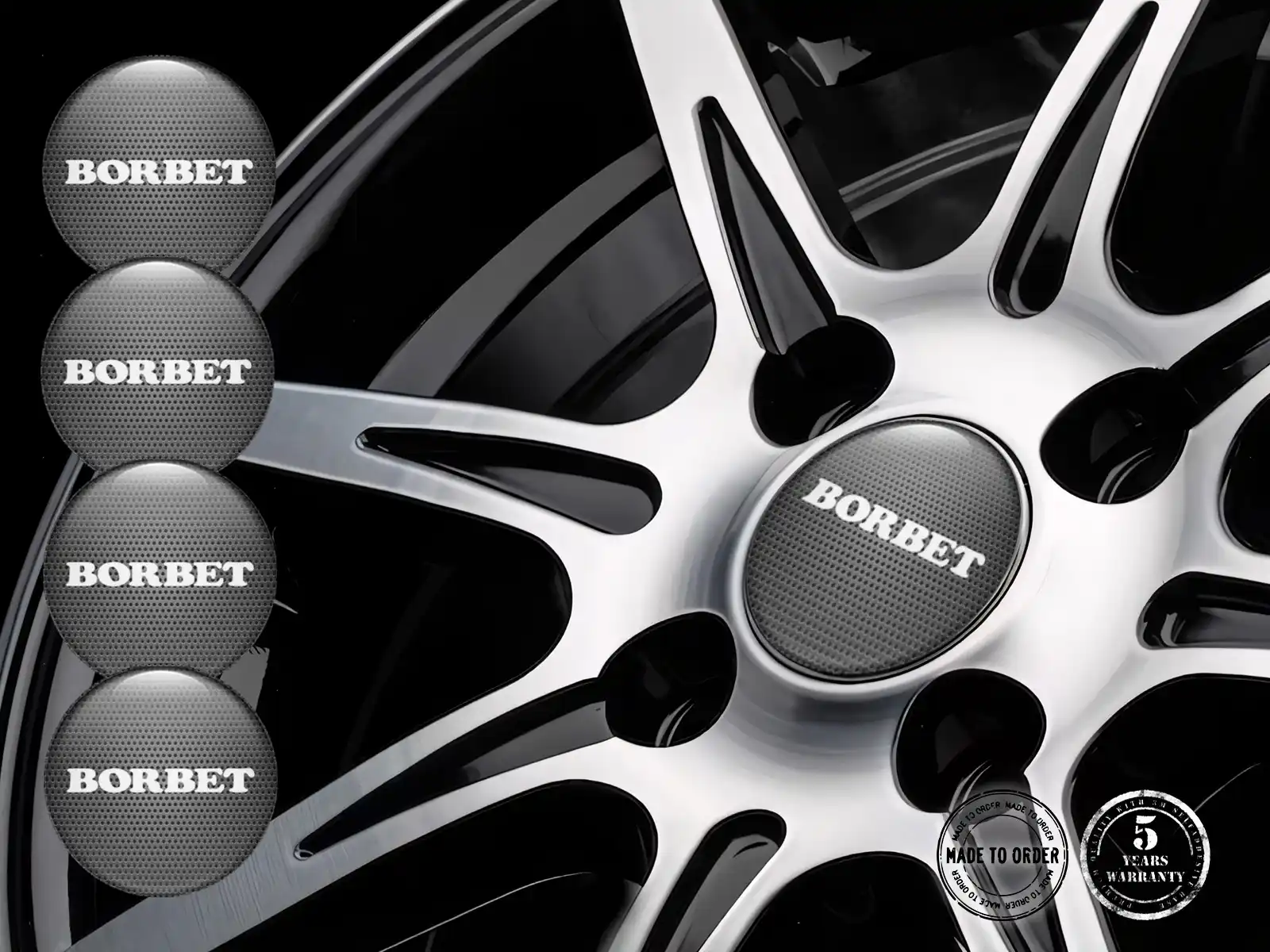 Borbet Pegatinas Bombadas Estilo Performance Stellar Niche